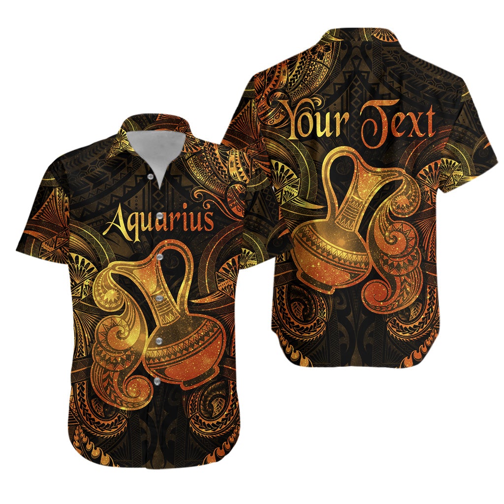 custom-personalised-aquarius-zodiac-polynesian-hawaiian-shirt-unique-style-gold