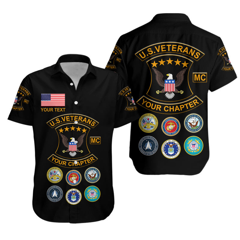 (Custom) U.S. Veterans Motorcycle Club Hawaiian Shirt USVMC Unique Style LT8 - Wonder Print Shop