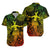 Polynesian Matching Hawaiian Outfits For Couples Hawaii Hula Matching Hawaiian Shirt And Dress Unique Style - Reggae LT8 - Wonder Print Shop