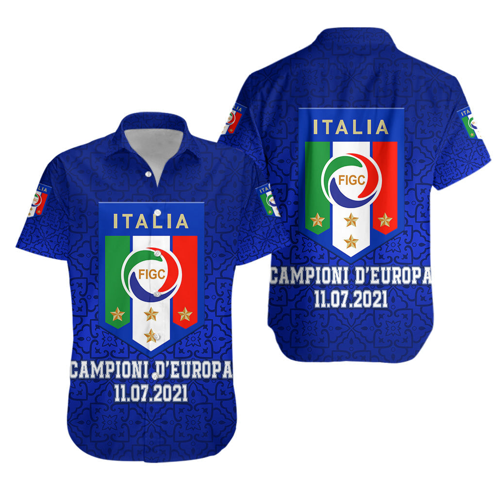 Italia Campioni D'Europa 11.07.2021 Hawaiian Shirt LT8 - Wonder Print Shop