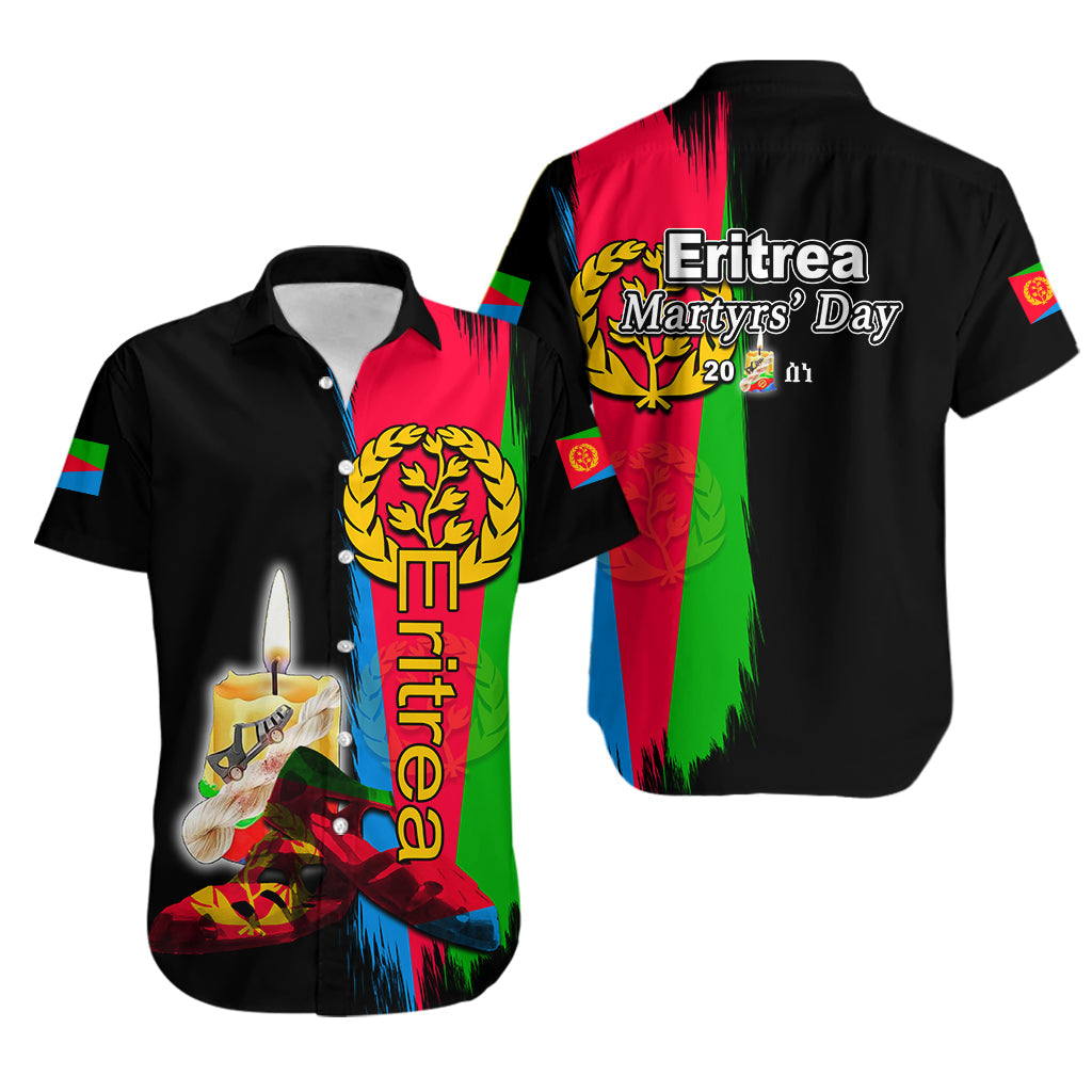 Eritrea Martyrs Day Hawaiian Shirt In Memory Black Style LT6 - Wonder Print Shop