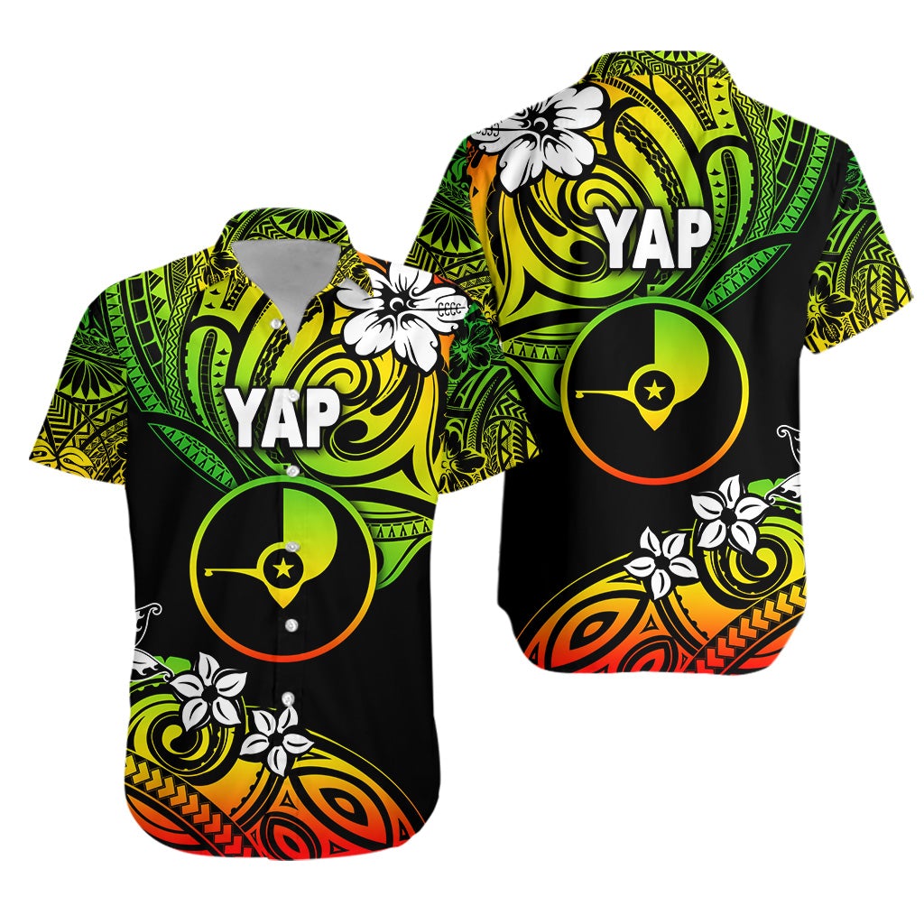 FSM Yap Hawaiian Shirt Unique Vibes - Reggae LT8 - Wonder Print Shop