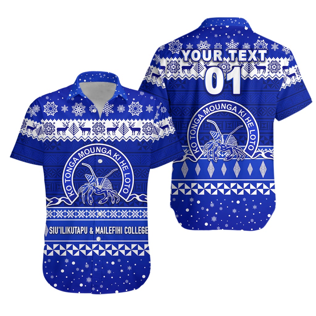 (Custom Personalised) Siu'ilikutapu & Mailefihi College Christmas Hawaiian Shirt Simple Style LT8 - Wonder Print Shop