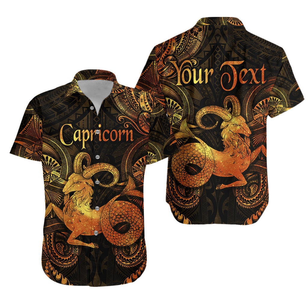 custom-personalised-capricorn-zodiac-polynesian-hawaiian-shirt-unique-style-gold