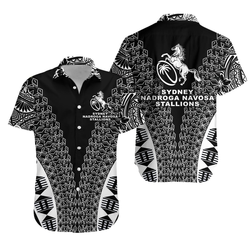 Fiji Rugby Hawaiian Shirt Sydney Nadroga Navosa Stallions Tapa Vibes LT8 - Wonder Print Shop