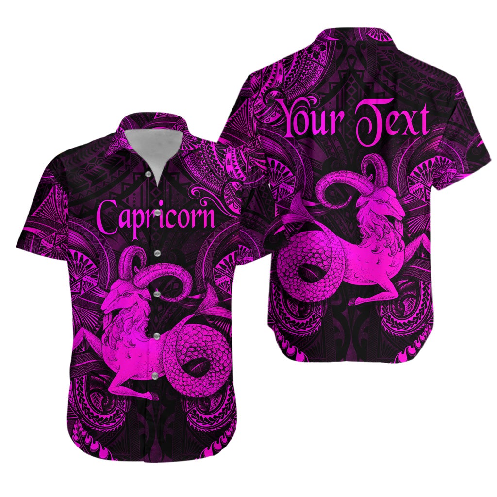 custom-personalised-capricorn-zodiac-polynesian-hawaiian-shirt-unique-style-pink