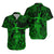 Polynesian Matching Hawaiian Outfits For Couples Hawaii Hula Matching Hawaiian Shirt And Dress Unique Style - Green LT8 - Wonder Print Shop