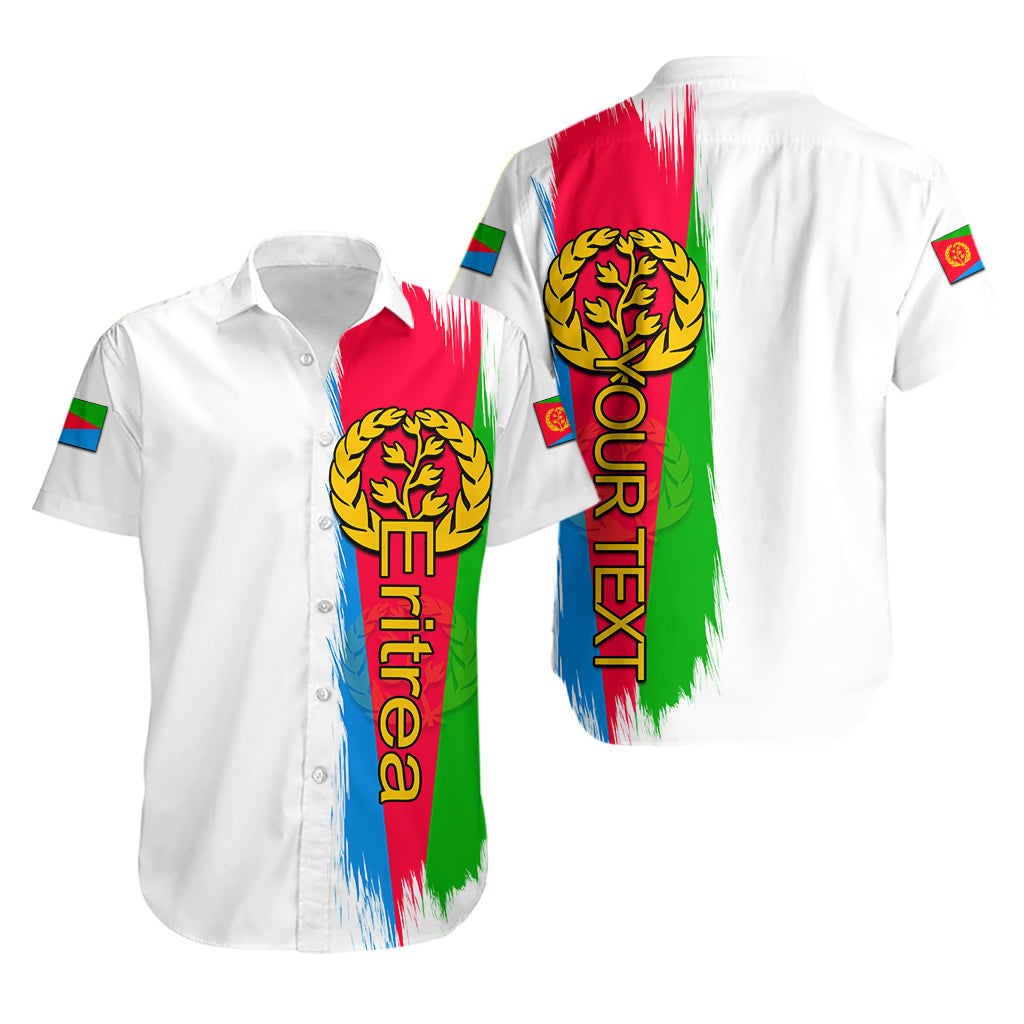 (Custom Personalised) Eritrea Hawaiian Shirt White Style LT6 - Wonder Print Shop