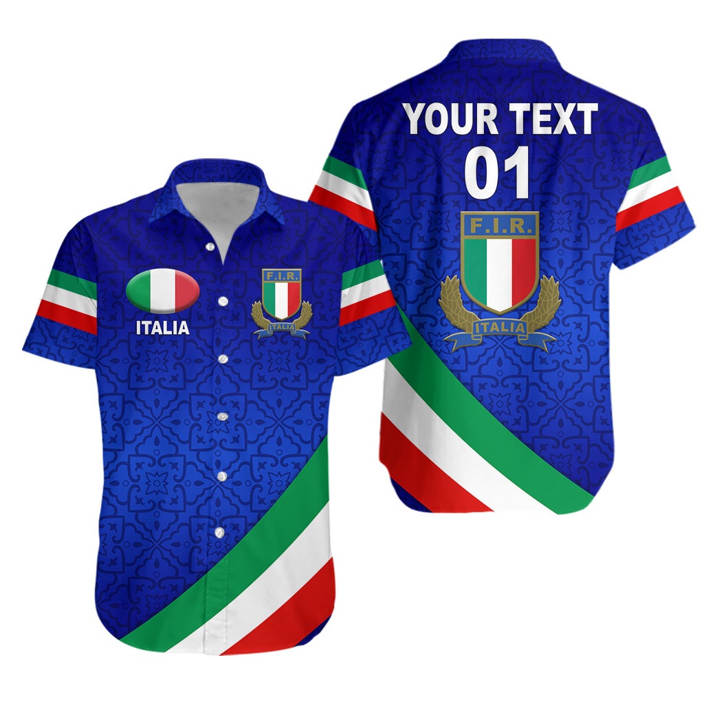 (Custom Personalised) Italy Rugby Hawaiian Shirt Italia Vibes Simple Style LT8 - Wonder Print Shop