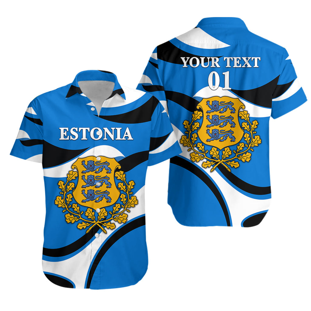(Custom Personalised) Estonia Hawaiian Shirt Sporty Style LT8 - Wonder Print Shop