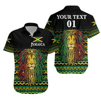 (Custom Personalised) Jamaica Hawaiian Shirt Unique Rastafarian Lion - Flag Vibes LT8 - Wonder Print Shop