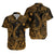 Polynesian Matching Hawaiian Outfits For Couples Hawaii Fish Hook Matching Hawaiian Shirt And Dress Unique Style - Gold LT8 - Wonder Print Shop