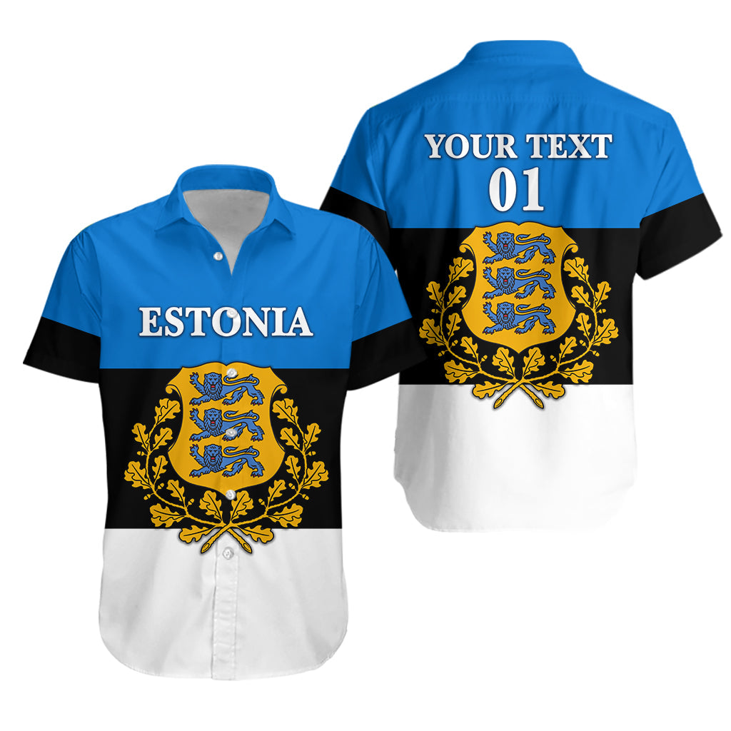 (Custom Personalised) Estonia Hawaiian Shirt Flag Style LT8 - Wonder Print Shop