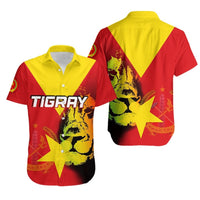 African Tigray Hawaiian Shirt Tigray Flag and Lion LT6 - Wonder Print Shop