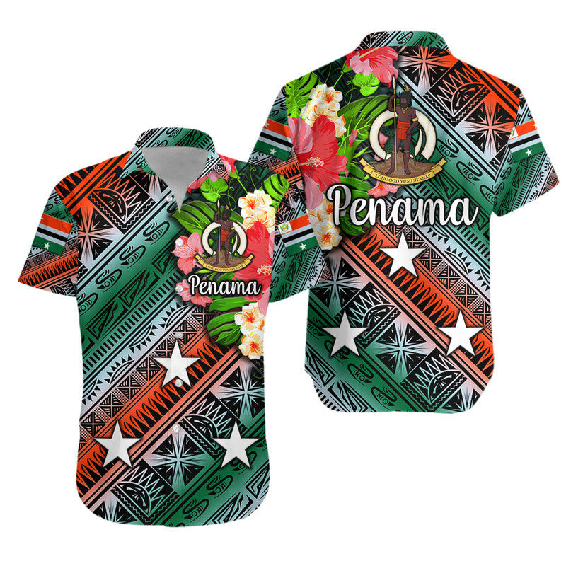 Vanuatu Penama Matching Hawaiian Outfits For Couples Independence Be Proud LT8 - Wonder Print Shop