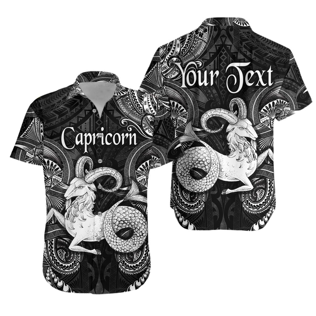 custom-personalised-capricorn-zodiac-polynesian-hawaiian-shirt-unique-style-black