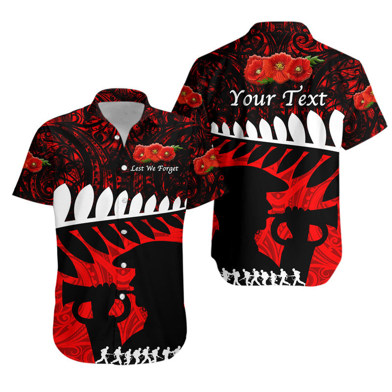 custom-personalised-new-zealand-maori-anzac-hawaiian-shirt-remembrance-soldier-red