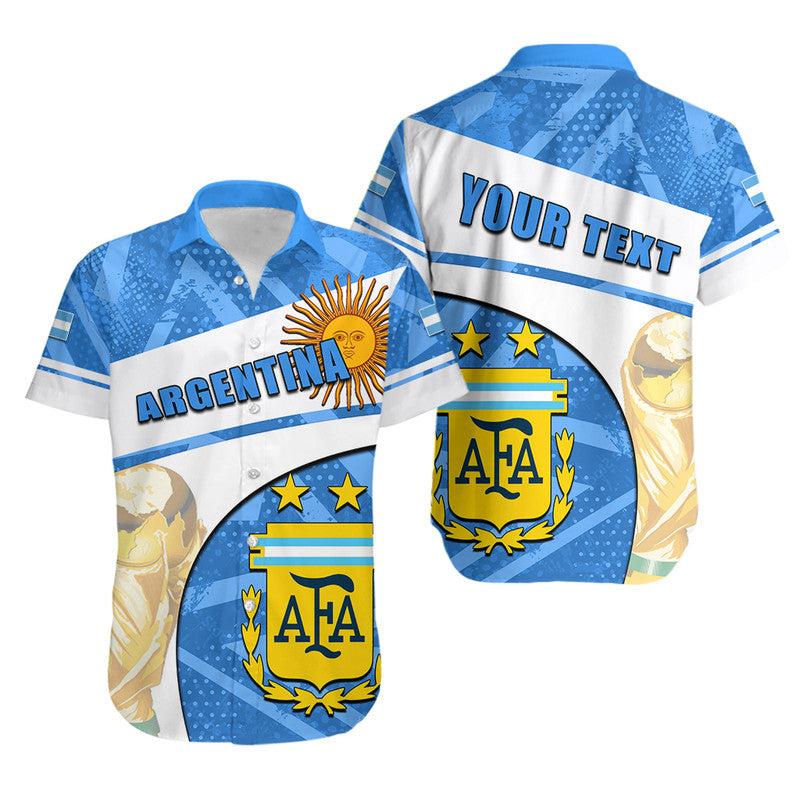 (Custom Personalised) Argentina World Cup 2022 Hawaiian Shirt Basic Style  LT6 - Wonder Print Shop