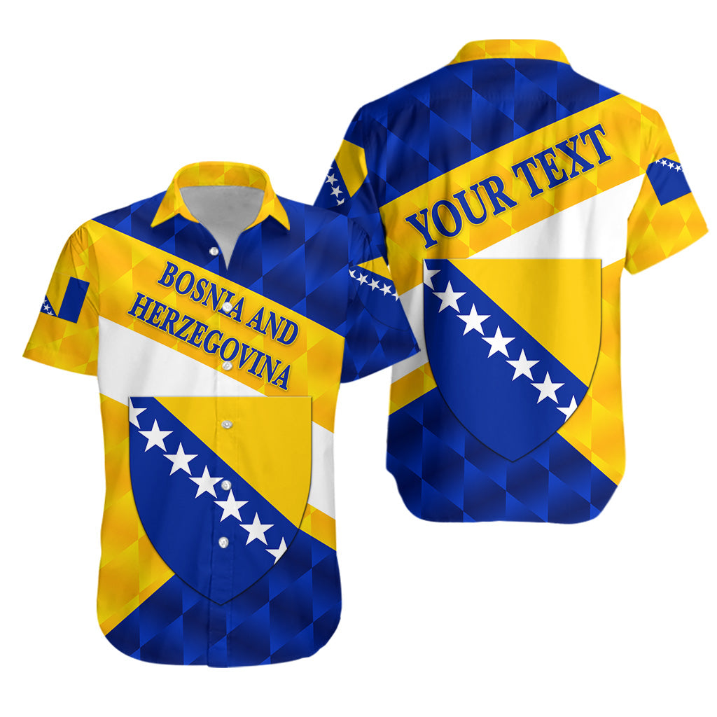 (Custom Personalised) Bosnia and Herzegovina Hawaiian Shirt Sporty Style LT8 - Wonder Print Shop