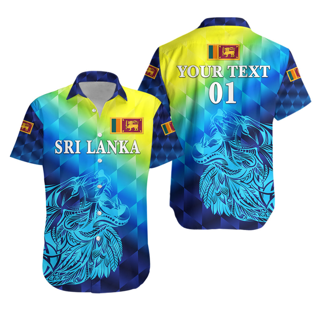 (Custom Personalised) Sri Lanka Hawaiian Shirt Lion Vibes LT8 - Wonder Print Shop