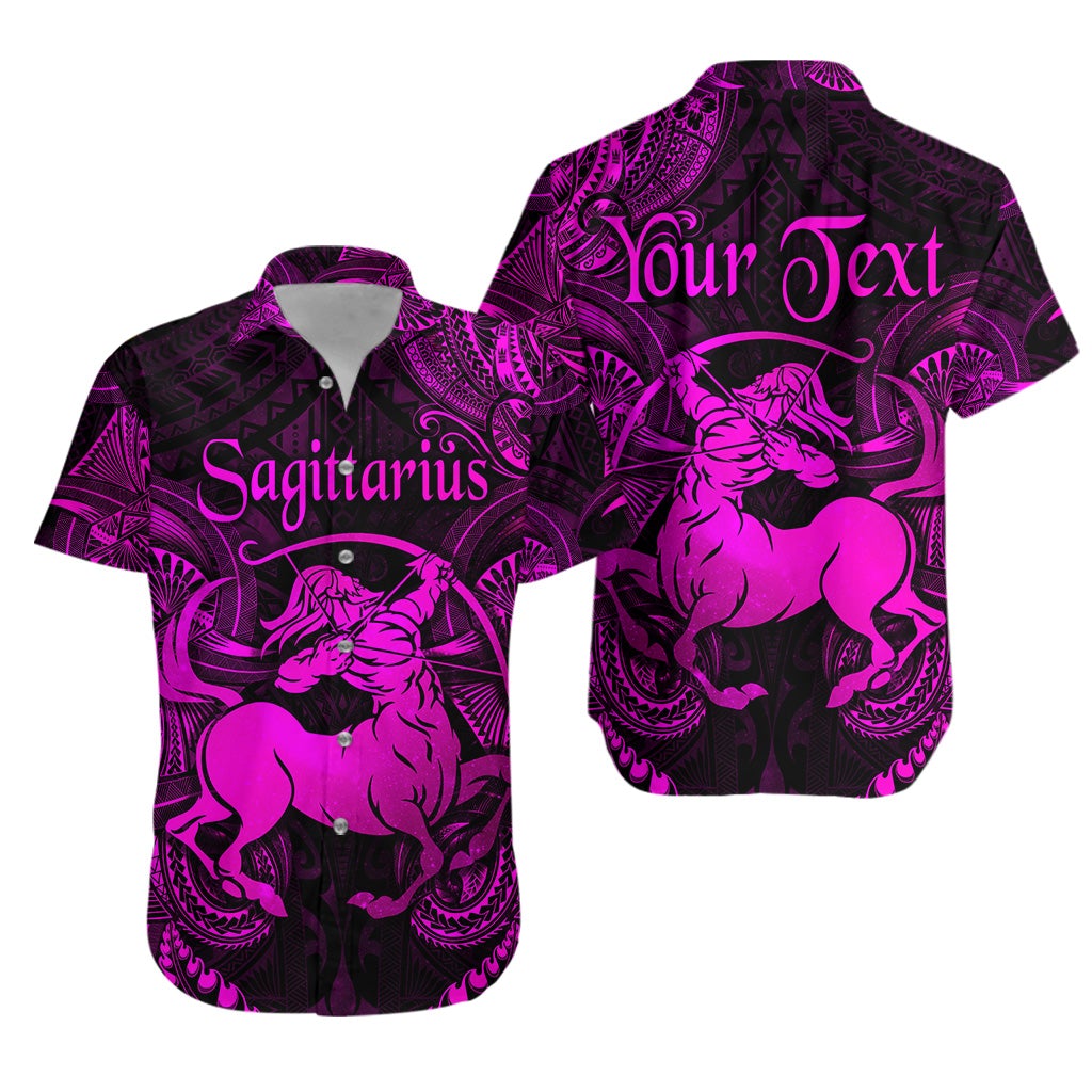 custom-personalised-sagittarius-zodiac-polynesian-hawaiian-shirt-unique-style-pink