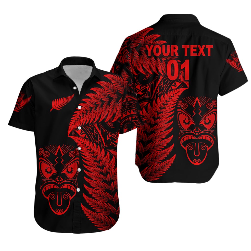 custom-personalised-new-zealand-haka-rugby-maori-hawaiian-shirt-silver-fern-vibes-red