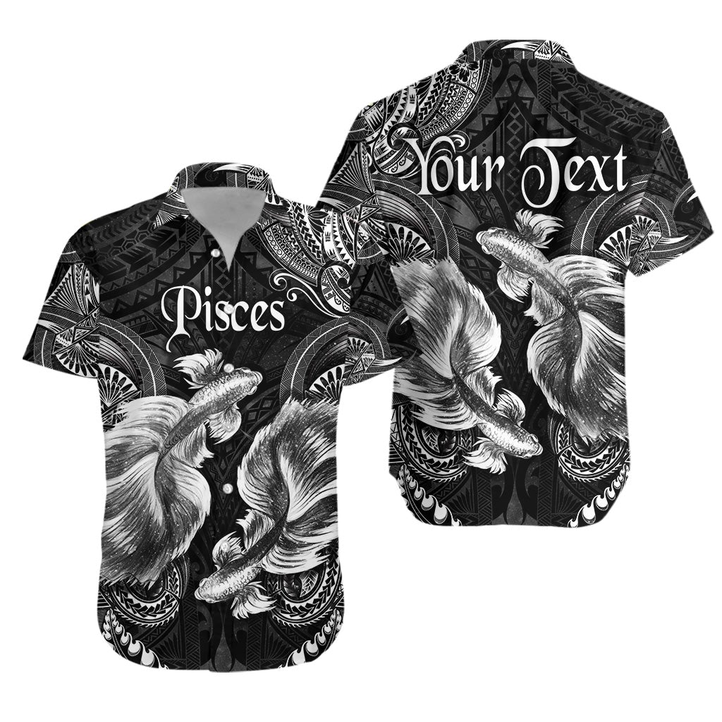 custom-personalised-pisces-zodiac-polynesian-hawaiian-shirt-unique-style-black