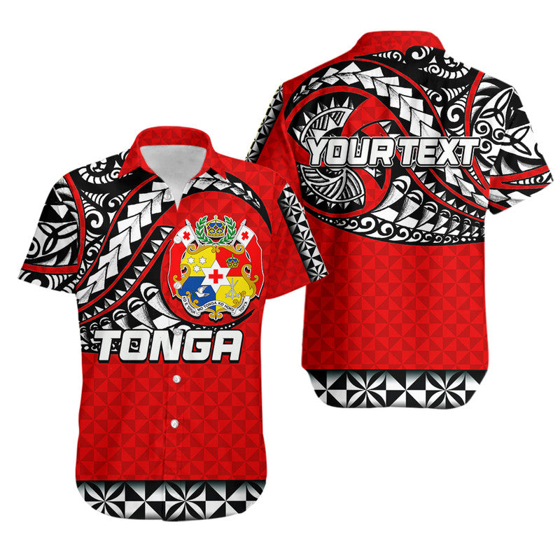 Custom Personalised Tonga Hawaiian Shirt Polynesian Tattoo LT6 - Wonder Print Shop