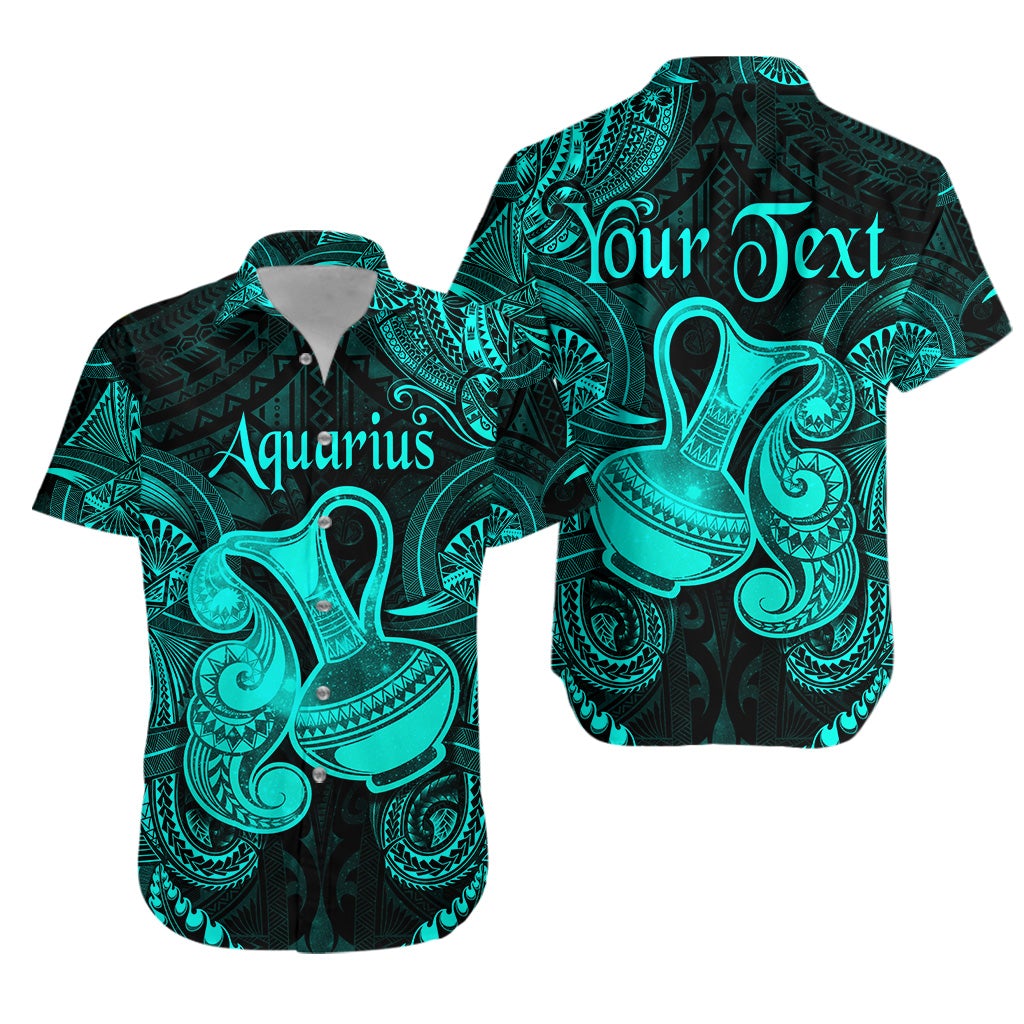 custom-personalised-aquarius-zodiac-polynesian-hawaiian-shirt-unique-style-turquoise