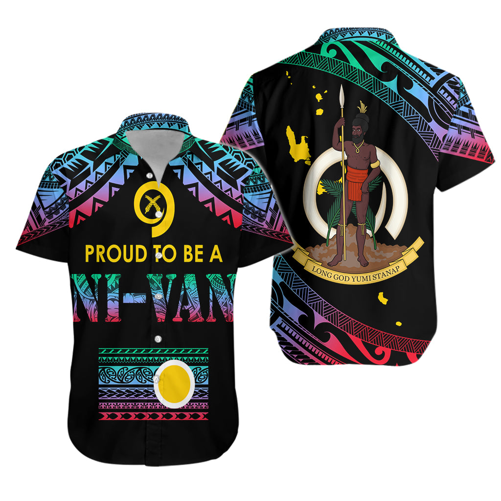 Vanuatu Proud To Be A Ni-Van - Polynesian Pattern Hawaiian Shirt - Shefa Province - Wonder Print Shop