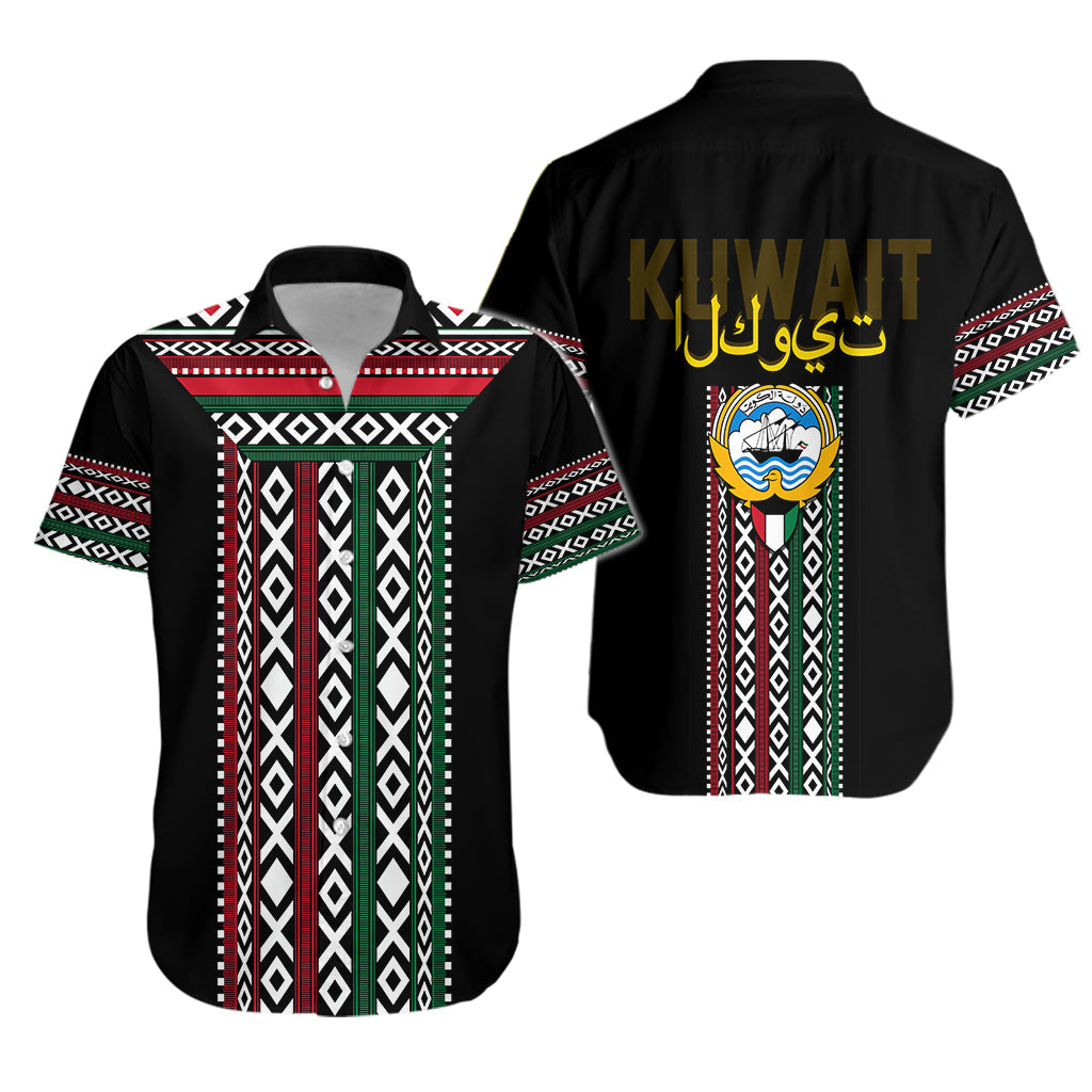 Kuwait Al Sadu Pattern Hawaiian Shirt Modern Style - Wonder Print Shop
