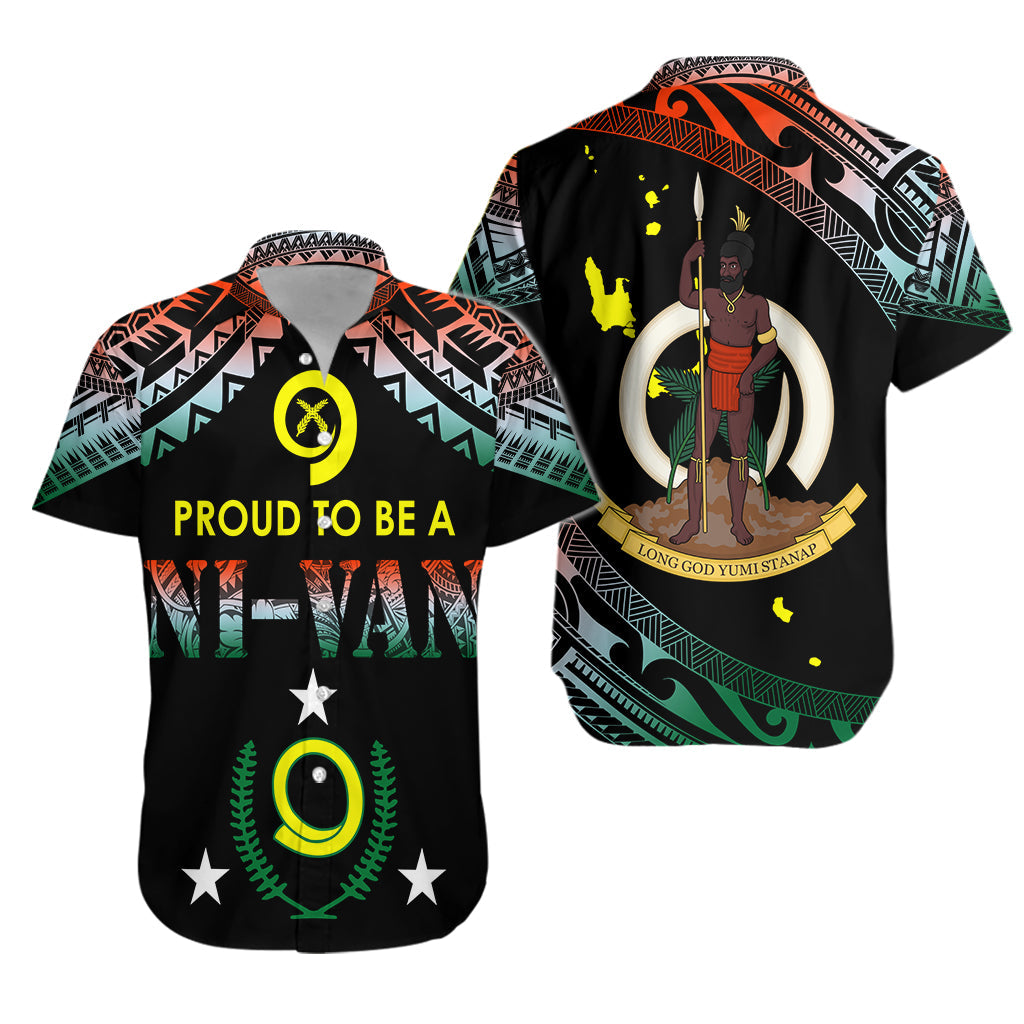 Vanuatu Proud To Be A Ni-Van - Polynesian Pattern Hawaiian Shirt - Penama Province - Wonder Print Shop