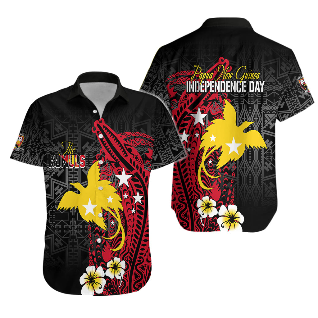 Papua New Guinea Independence Hawaiian Shirt PNG Kumuls - Tribal Crocodile - Wonder Print Shop