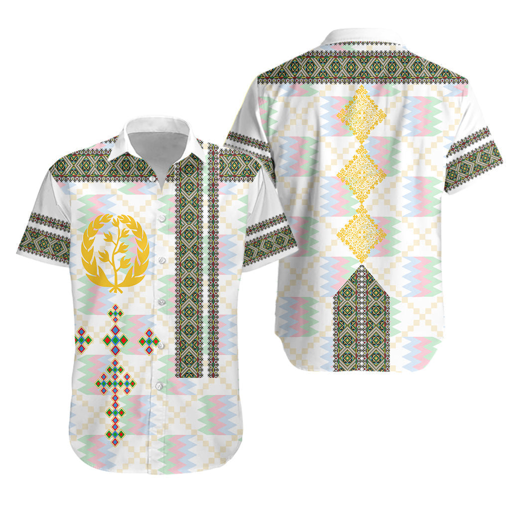 eritrea-tilet-pattern-hawaiian-shirt-eritrean-cross-white