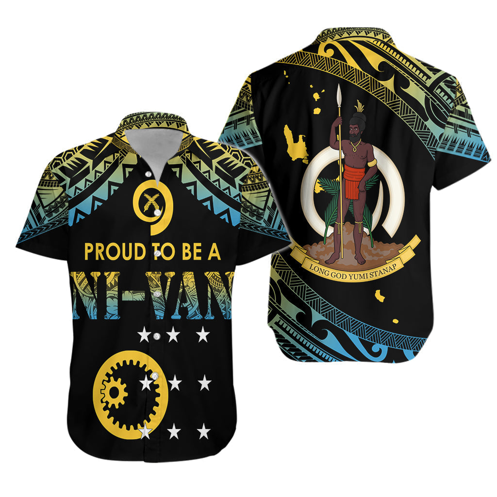 Vanuatu Proud To Be A Ni-Van - Polynesian Pattern Hawaiian Shirt - Sanma Province - Wonder Print Shop
