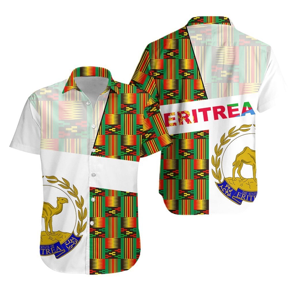 Eritrea Hawaiian Shirt Kente Pattern LT13 - Wonder Print Shop
