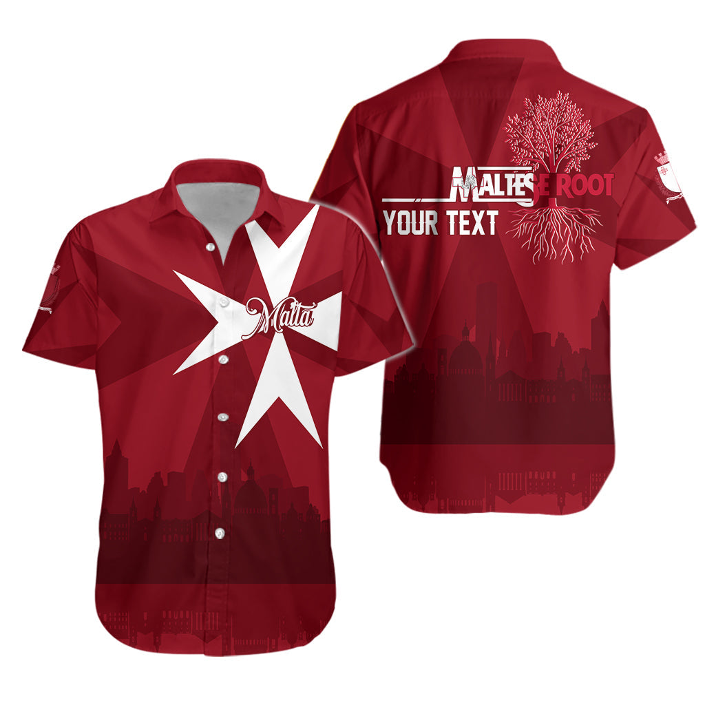 custom-personalised-malta-valletta-skyline-hawaiian-shirt-maltese-cross