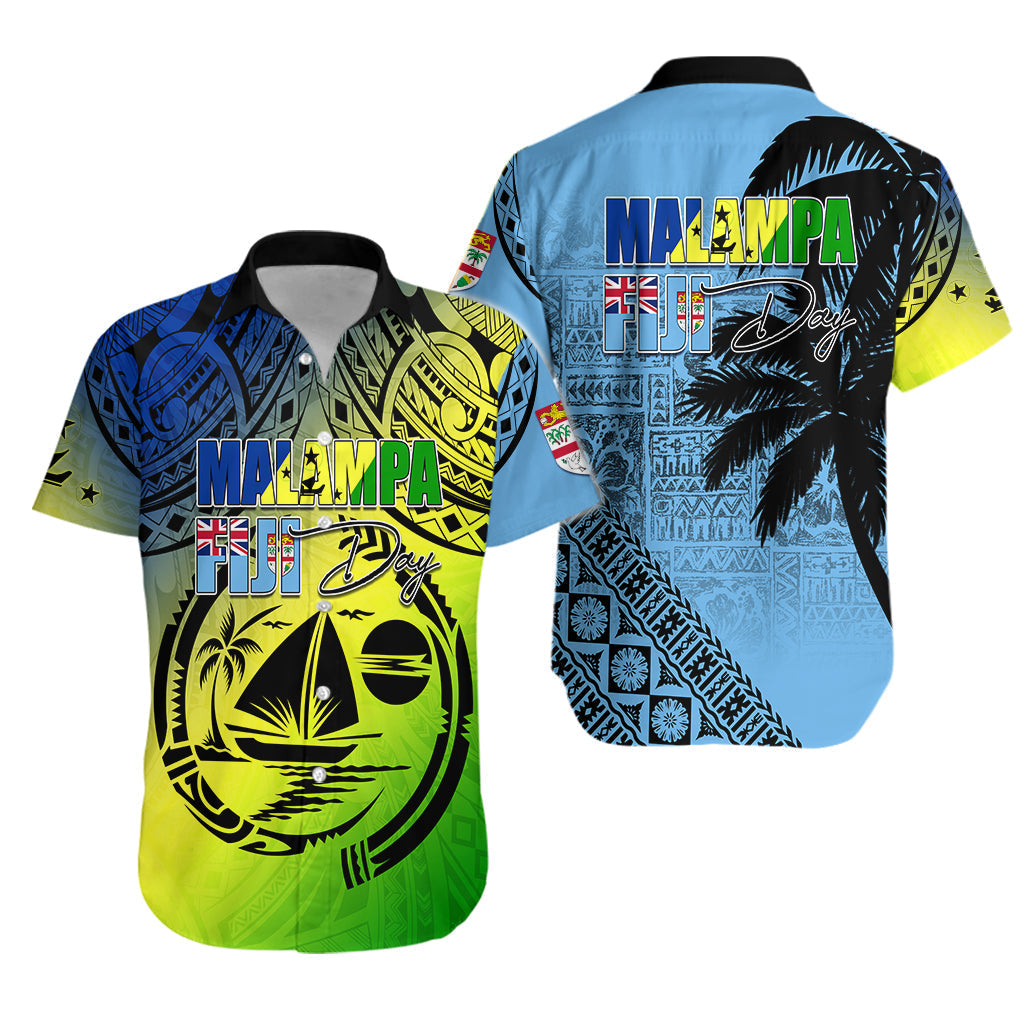 Malampa Fiji Day Hawaiian Shirt Flags Mix Style - Wonder Print Shop