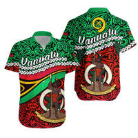 Proud Vanuatu Hawaiian Shirt Pattern Mix Flag LT13 - Wonder Print Shop