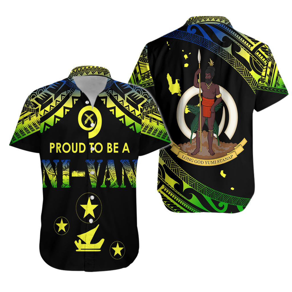 Vanuatu Proud To Be A Ni-Van - Polynesian Pattern Hawaiian Shirt - Malampa Province - Wonder Print Shop