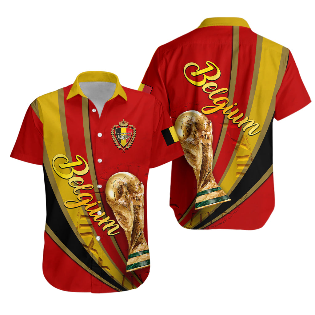 Belgium Football World Cup 2022 Hawaiian Shirt - LT2 - Wonder Print Shop
