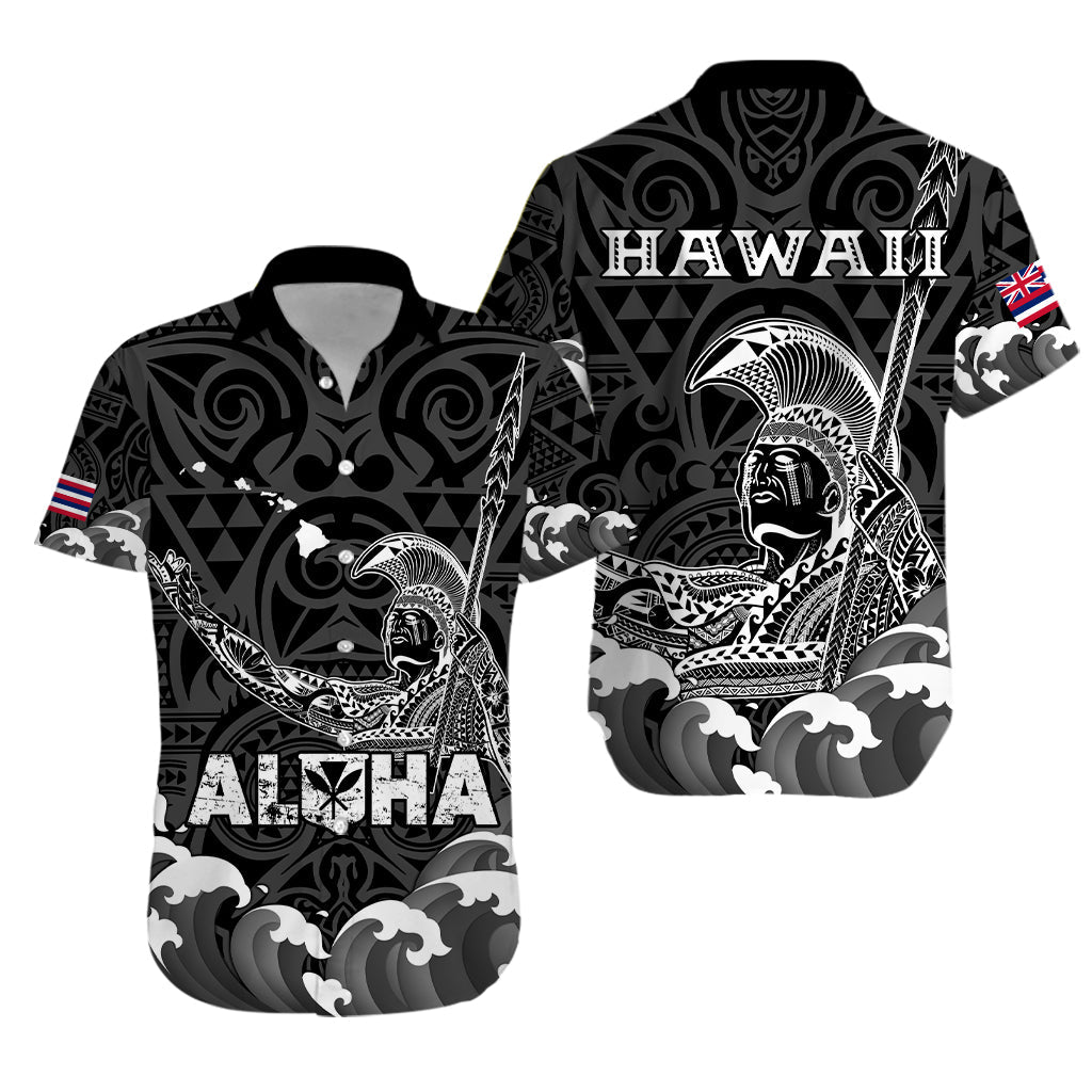 Hawaii King Kamehameha Aloha Hawai'i Nei Hawaiian Shirt - LT2 - Wonder Print Shop