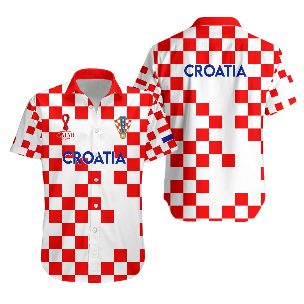 Croatia Football World Cup 2022 Hawaiian Shirt - LT2 - Wonder Print Shop