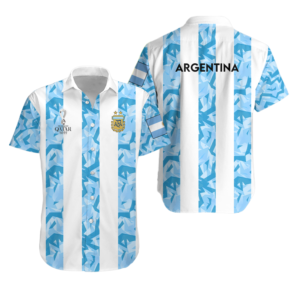Argentina Football World Cup 2022 Hawaiian Shirt - LT2 - Wonder Print Shop