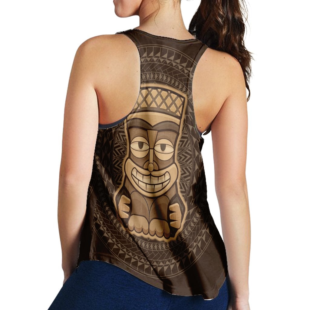 Hawaiian Tiki Racerback Tank - Wonder Print Shop