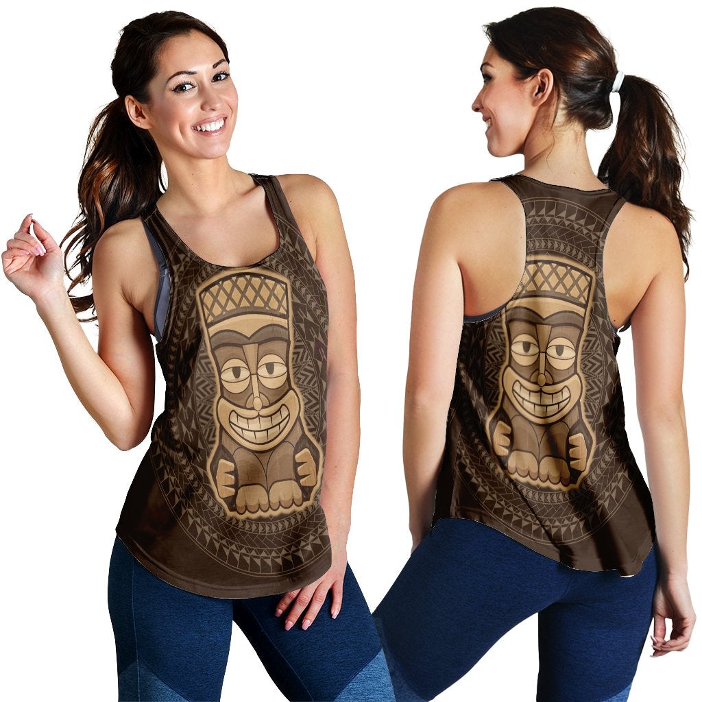 Hawaiian Tiki Racerback Tank - Wonder Print Shop
