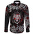 Viking Long Sleeve Button Shirt Fenrir Viking Blood 3D RLT12 - Wonder Print Shop