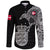 Viking Long Sleeve Button Shirt Danish and Raven Of Odin RLT12 - Wonder Print Shop