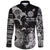 Viking Long Sleeve Button Shirt Odin and Raven Tattoo RLT12 - Wonder Print Shop