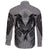 Viking Long Sleeve Button Shirt Raven Valknut RLT12 - Wonder Print Shop